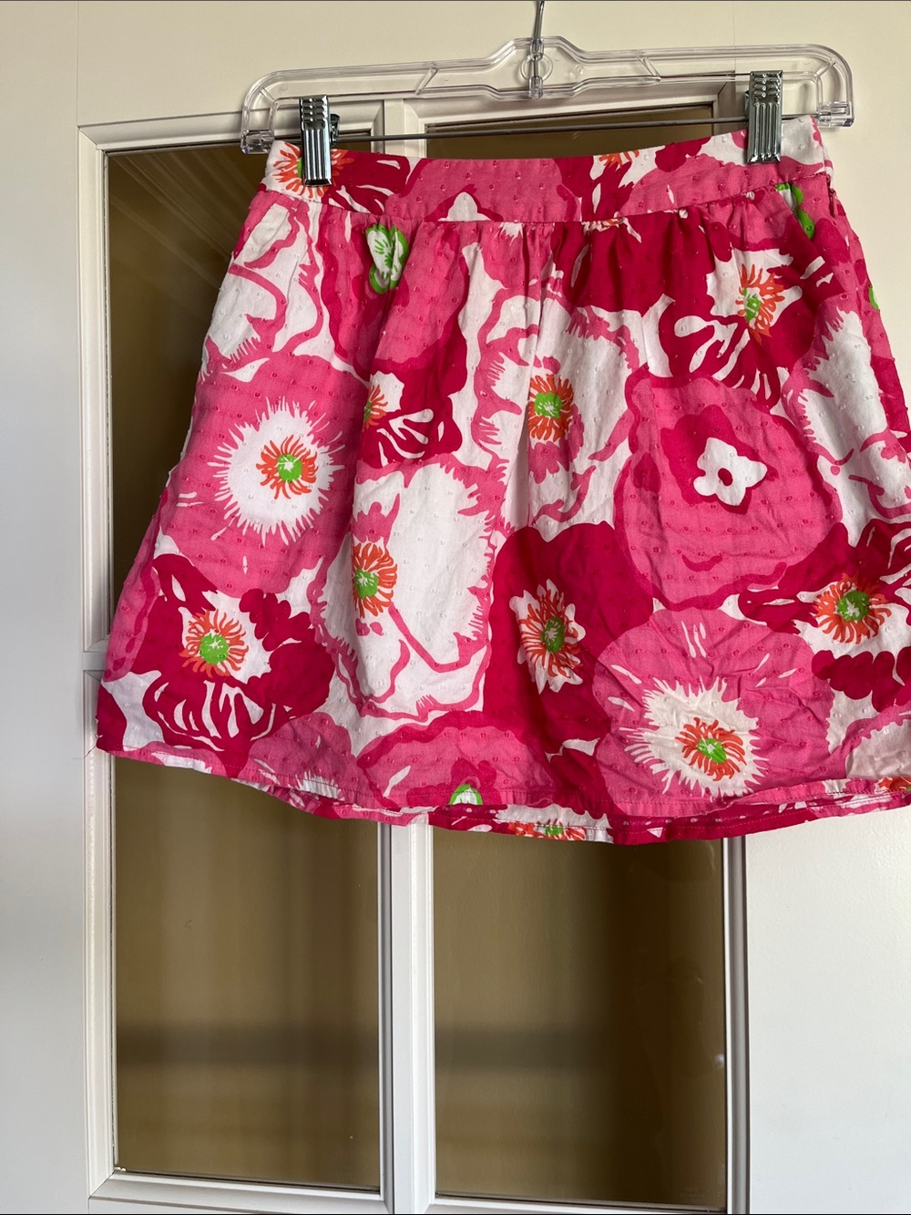 Lilly Pulitzer Pink Floral Circle Skirt